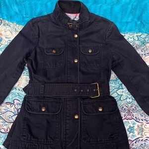 BANANA REPUBLIC NAVY BLUE WOMENS COTTON CARGO JACKET